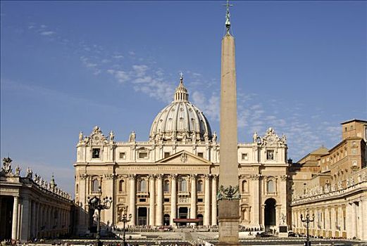 圣彼得大教堂,埃及,方尖塔,梵蒂冈,罗马
