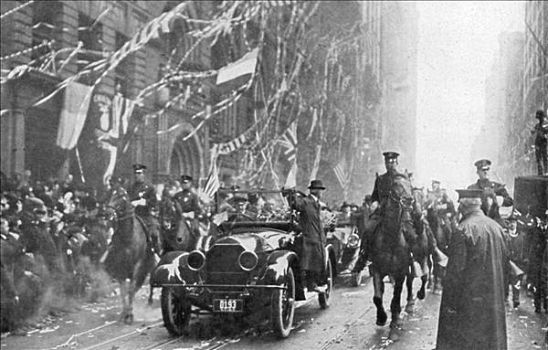 到达,纽约,第一次世界大战,五月,艺术家,未知