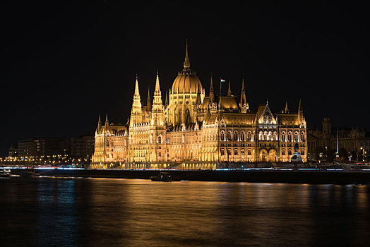 匈牙利国会大厦夜景