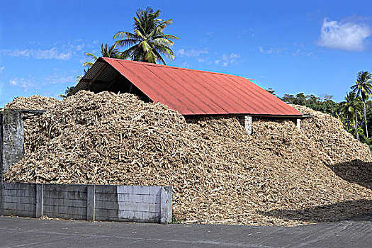 锯屑,屑,建筑外观,格林纳达,西印度群岛