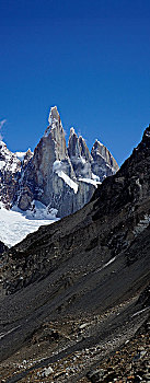 顶峰,洛斯格拉希亚雷斯国家公园,省,巴塔哥尼亚,阿根廷,南美