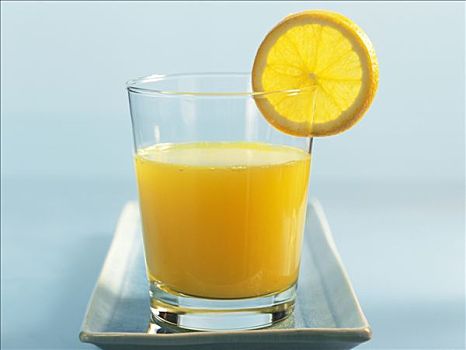 玻璃杯,鲜榨,橙汁