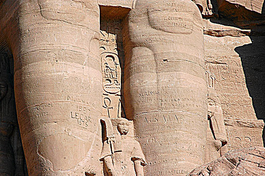 雕塑,拉美西斯二世,阿布辛贝尔神庙,埃及