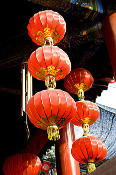 广化寺的红灯笼