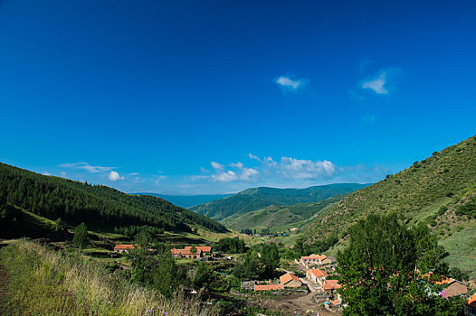 红松洼小山村