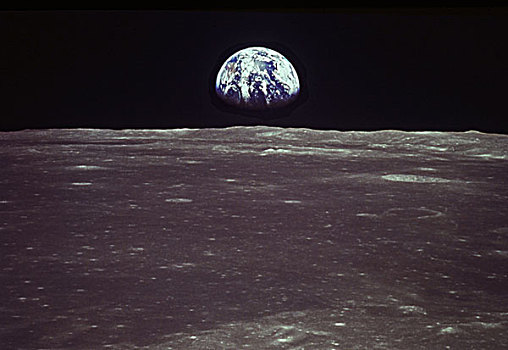 上方,月亮,阿波罗11号