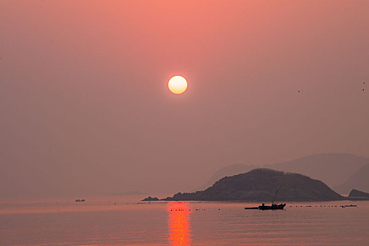 威海半月湾日出