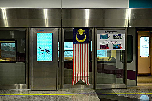 东南亚,马来西亚,吉隆坡,高速列车,市区,机场