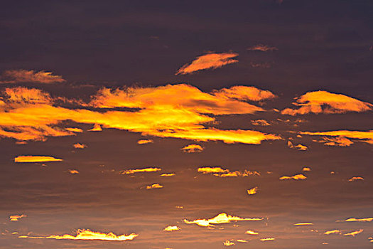 云,晚上,亮光,斯瓦尔巴群岛,斯瓦尔巴特群岛,挪威,欧洲