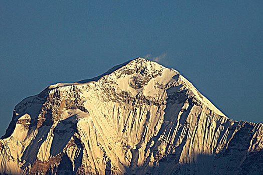 山脉,安娜普纳保护区,喜马拉雅山,尼泊尔