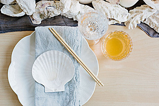 餐具擺放,桌子,衣服