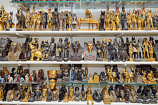 埃及,纪念品,纪念品店,路克索神庙,非洲