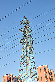 城市电力传输线