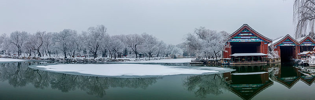 雪后颐和园