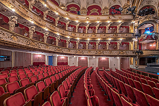 克罗地亚,萨格勒布,国家戏院,大幅,尺寸
