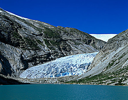 斯特达尔布林冰川,冰河,挪威,斯堪的纳维亚,欧洲