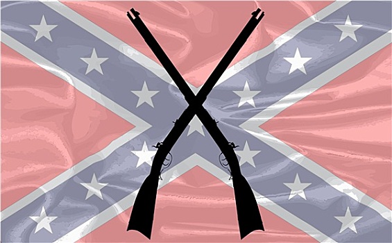 南部联邦,丝绸,旗帜
