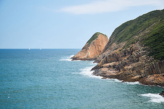 香港麦理浩径maclehose,trail破边洲万宜水库起点