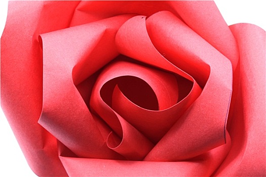 玫瑰,折纸,纸,微距