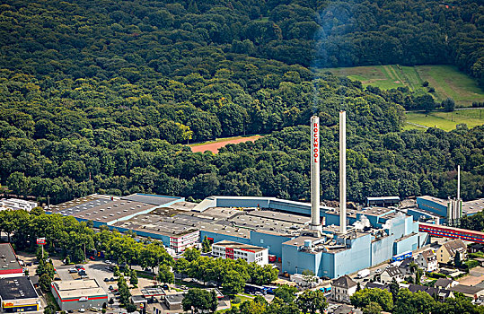 多,烟囱,排放,鲁尔区,北莱茵威斯特伐利亚,德国