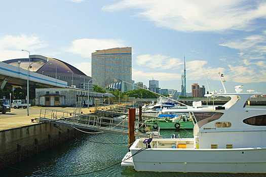 渔港,福冈,圆顶,日本