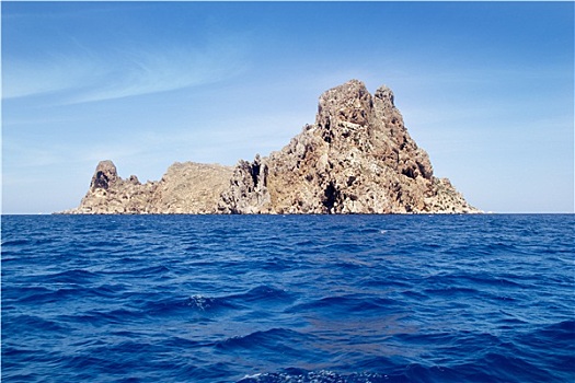 伊比萨岛,岛屿,地中海,蓝色