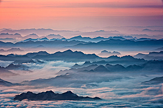 中国,北京,密云县,雾灵山