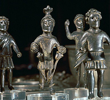 青铜,小雕像,三世纪,艺术家,未知