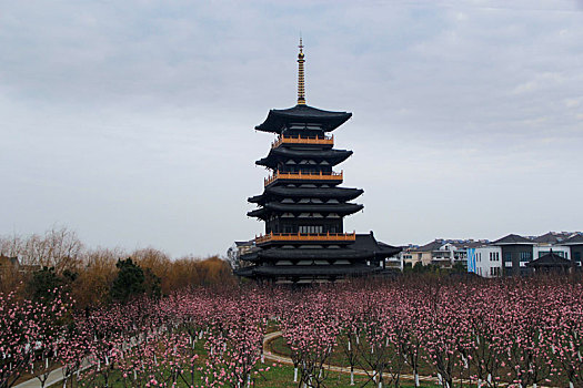 长风塔,钟溪廊桥,钟埭