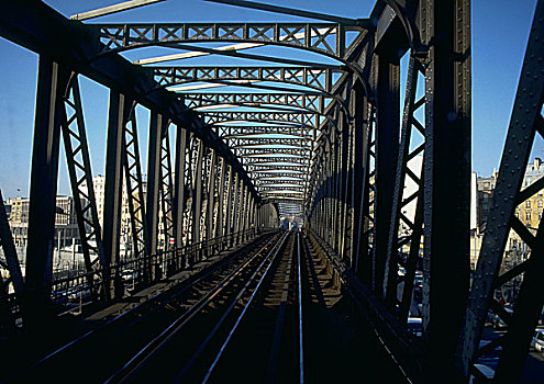 铁轨,桥