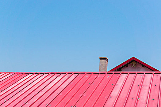 红色屋顶