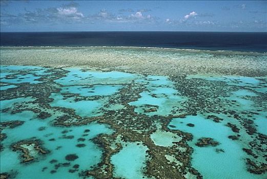 航拍,大堡礁,澳大利亚
