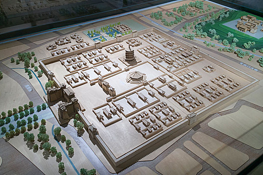 良渚古城模型图片