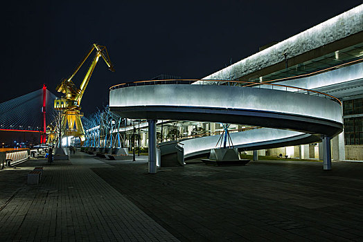 新华滨江民生滨江文化城夜景