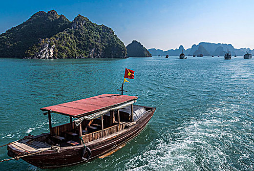 越南,下龙湾,帆船,世界遗产