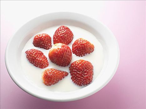 草莓,奶油
