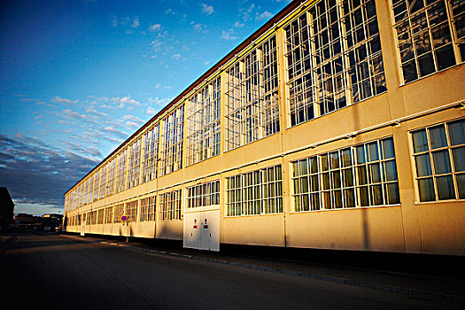 工业建筑,许多,窗户,斯德哥尔摩,瑞典