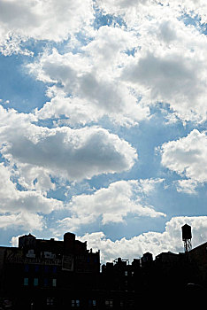 建筑,云,联合广场,纽约