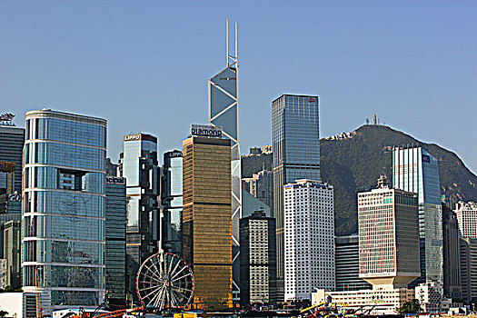 摩天大楼,中心,香港