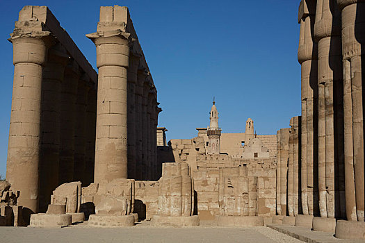 庙宇,路克索神庙,埃及