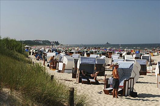 德国,阿尔贝克海滨,海滩,休闲活动,人,阳光