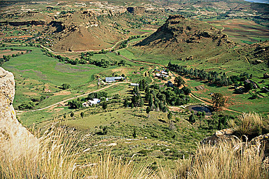 农田,山,南非