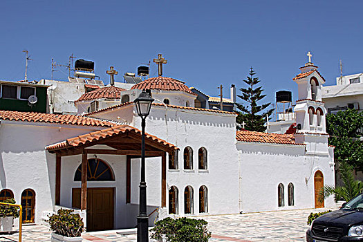 教堂,克里特岛,希腊,欧洲