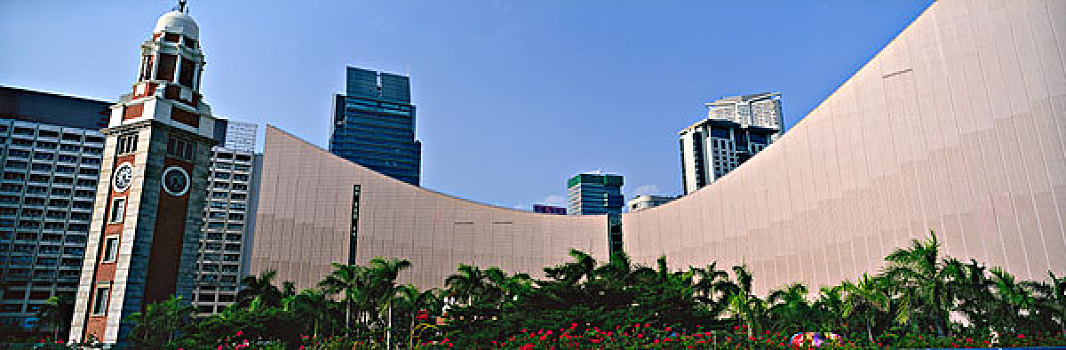 文化,中心,钟楼,九龙,香港