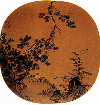 國畫花鳥山水人物動物