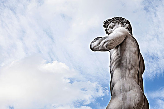 雕塑,大卫像,市政广场,佛罗伦萨,托斯卡纳,意大利