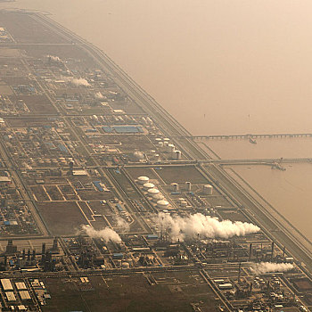 电厂,烟,空气污染
