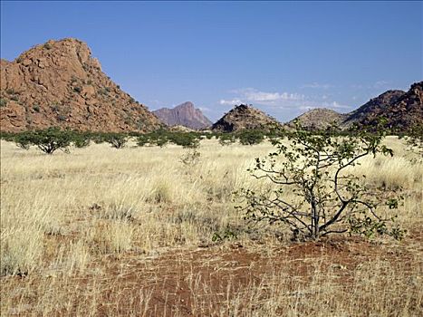 山地,荒芜,景色,南方,山谷,靠近,遥远,西北地区,角,纳米比亚,地点,自然美