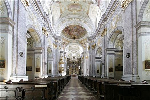 圣坛,建造,巴洛克,朝圣教堂,设计,下奥地利州