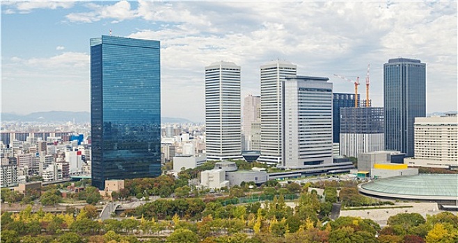现代建筑,大阪,日本